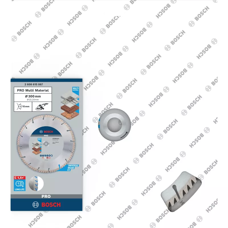 Bosch 2 608 615 067 deimantinis diskas 30 cm segmentuotas kraštas deimantinis diskas