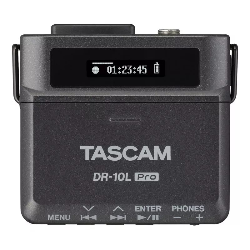 Nešiojamasis skaitmeninis diktofonas Tascam DR-10L Pro su lavalier mikrofonu, 24 bitų/96 kHz, MicroSDXC, USB-C
