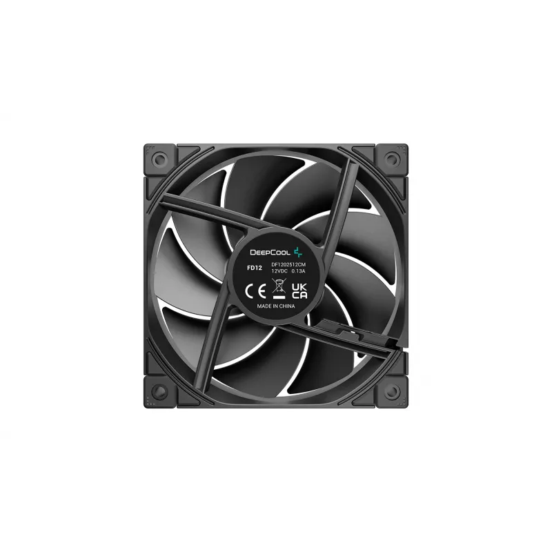 Ventiliatorius DeepCool FD12 12 cm juodas 400–2050 RPM 109 m³/h