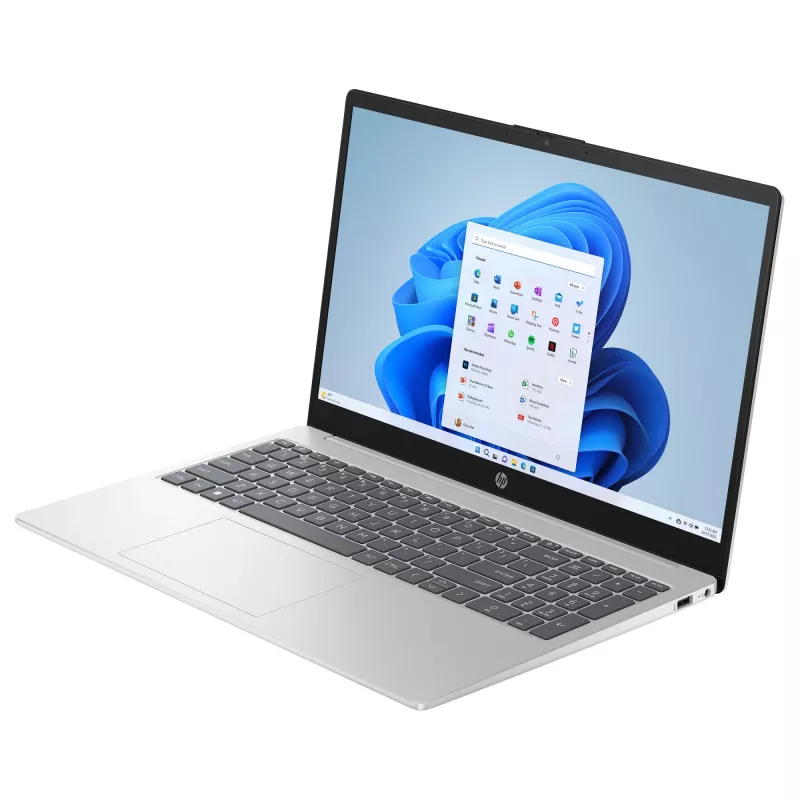 HP 15-fc0676ng 39,6 cm (15,6 inch) nešiojamas kompiuteris - Ryzen 7 - 16 GB RAM - 1 TB SSD - sidabrinis (C94P3EA#ABD)