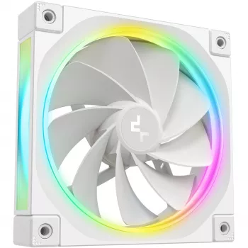 DeepCool FL12R 120 mm kompiuterio ventiliatorius, baltas, 2150 aps./min., aktyvus PFC, ARGB apšvietimas