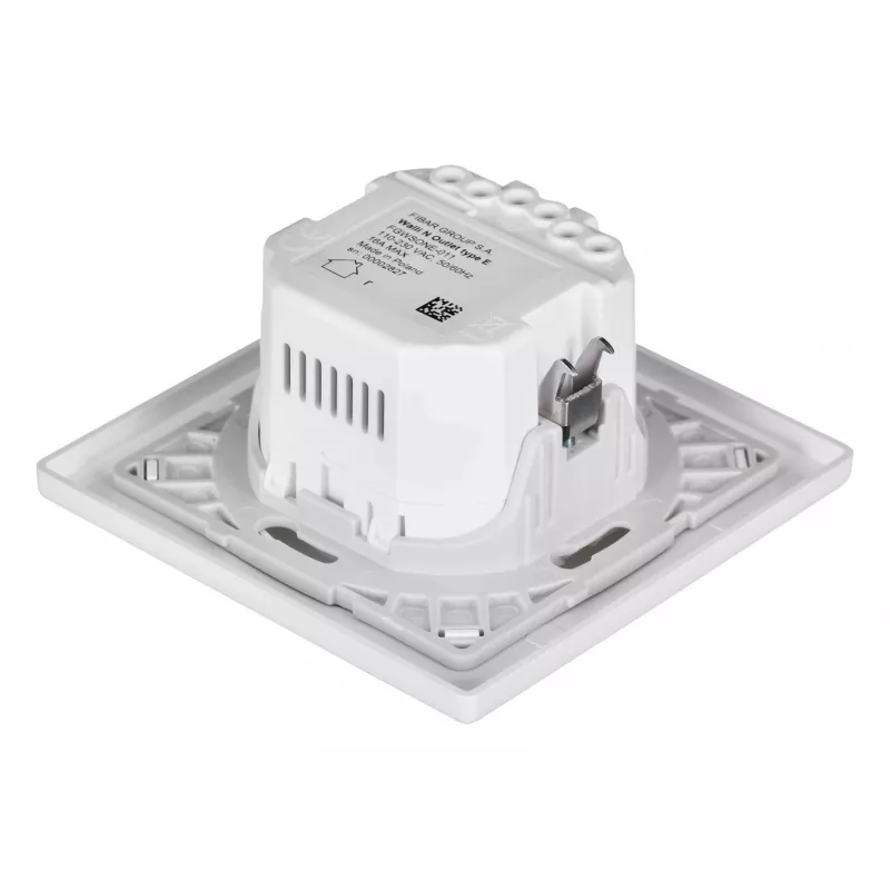 Fibaro lizdas Walli Outlet N Type E antracito spalvos FGWSONE-011-8