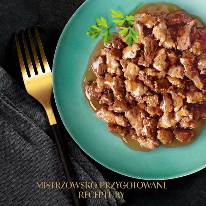 Šlapias kačių maistas Sheba Moist, paketėliai 12×85 g (1020 g), vištiena ir aviena, suaugusioms katėms