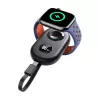 Belaidis indukcinis įkroviklis Joyroom JR-W09 3W su USB-C kabeliu, skirtas Apple Watch, juodas