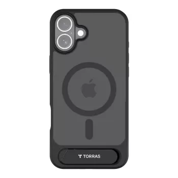 Torras reguliuojamas PSTAND, skirtas iPhone 16, modelis X00FX1931, juodas, lengvas sulankstomas stovas