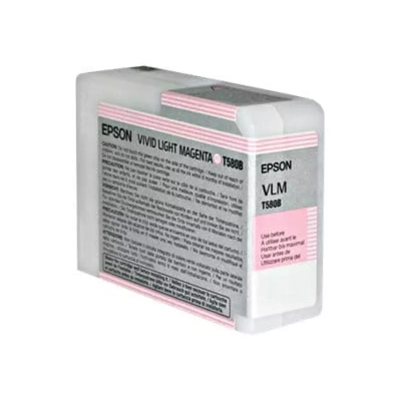 Epson Singlepack Vivid Light Magenta T580B00, Vivid light Magenta, Pigmentinis rašalas, 80 ml, 1 vnt.