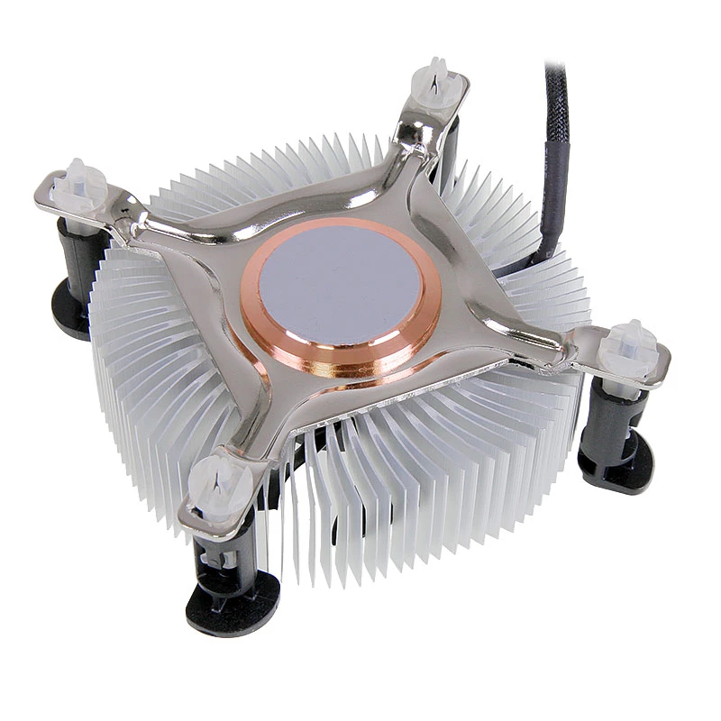 Akasa AK-CCE-7106HP kompiuterio aušinimo sistema, procesoriaus aušintuvas, juoda, sidabrinė