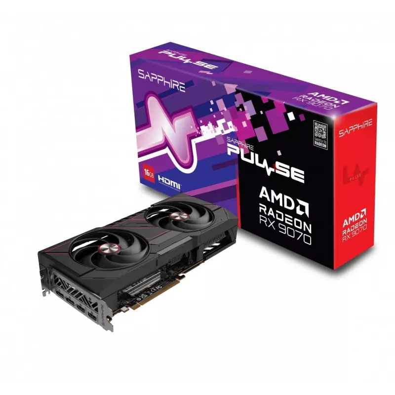 SAPPHIRE PULSE Radeon RX 9070 16GB GDDR6 vaizdo plokštė