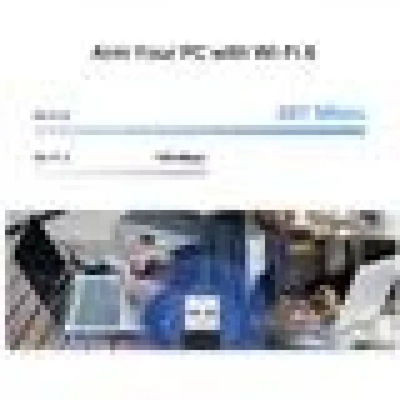 USB Wi‑Fi adapteris MERCUSYS MA14N — USB Type‑A, 2,4 GHz vienos juostos, iki 287 Mb/s, juodas