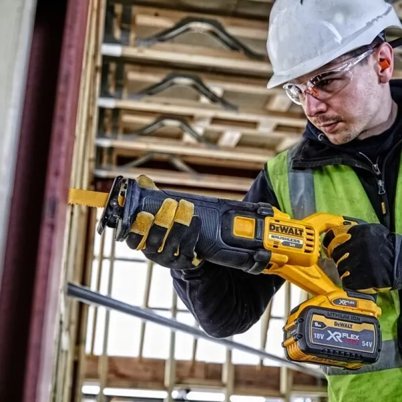 DeWALT DCS389X2-QW stūmoklinis pjūklas 3000 k./min. Juoda, Geltona