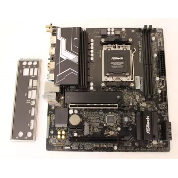 Pagrindinė plokštė ASRock B850M-X WIFISO – atnaujinta, be antenos, pridedama galinė panelė