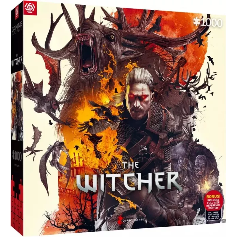Good Loot Gaming Puzzle: The Witcher Monsters, 1000 vnt.