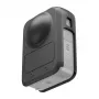 Silikoninis dėklas su objektyvo dangteliu PULUZ, skirtas DJI Osmo 360 (juodas)