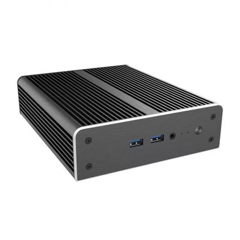 Kompiuterio korpusas Akasa Newton AC UCFF, skirtas Intel NUC 13 Pro i3, be ventiliatoriaus - juodas