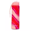 COOLPACK Silikoninis vandens butelis Pump 600 ml mergaitėms rožinis