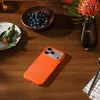 Apple Beats iPhone 17 Pro Max tvirtas dėklas MagSafe kameros valdymas oranžinis