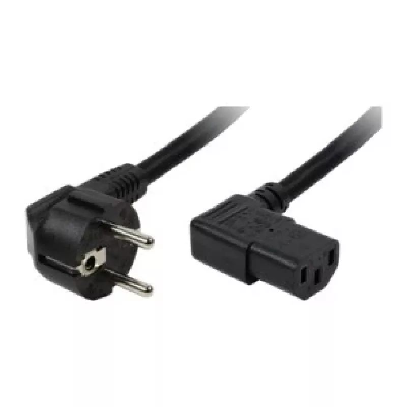 IEC-C13 jungtis LogiLink Swiss-IEC 2m juoda