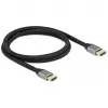 HDMI laidas DeLOCK Ultra High Speed 48 Gbps 8K 60 Hz pilkas 1 m