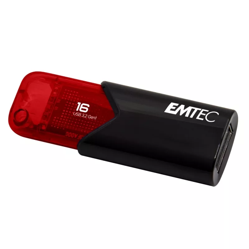 USB atmintukas Emtec 16 GB USB Type-A 3.2 Gen 2 juoda raudona