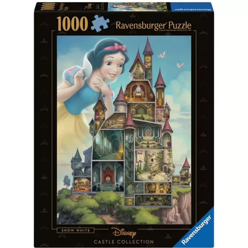 Dėlionė Ravensburger Disney Castles Snow White — 1000 dalių, suaugusiems ir paaugliams