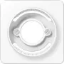 JUNG CD 537 WW - Balta - JUNG - termoreaktingasis plastikas - 67 mm - 67 mm (CD537WW)