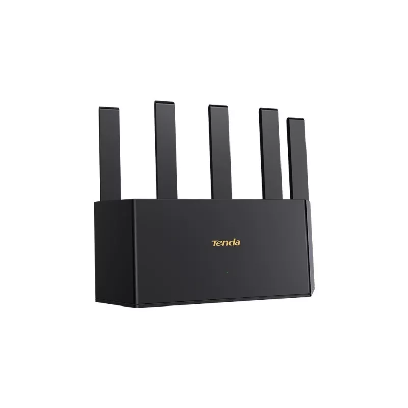 Belaidis maršruto parinktuvas TENDA TE3L Wi‑Fi 7 (IEEE 802.11ax), 3x Gigabit LAN, 1x WAN, 512 MB RAM, VLAN, NAT, WPA, juodas