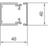 Hager LF4004007035 jungiamumo priedas, pilkas