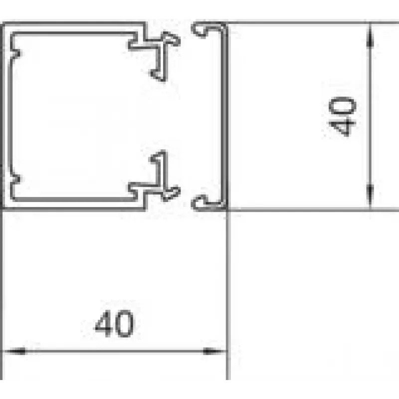 Hager LF4004007035 jungiamumo priedas, pilkas