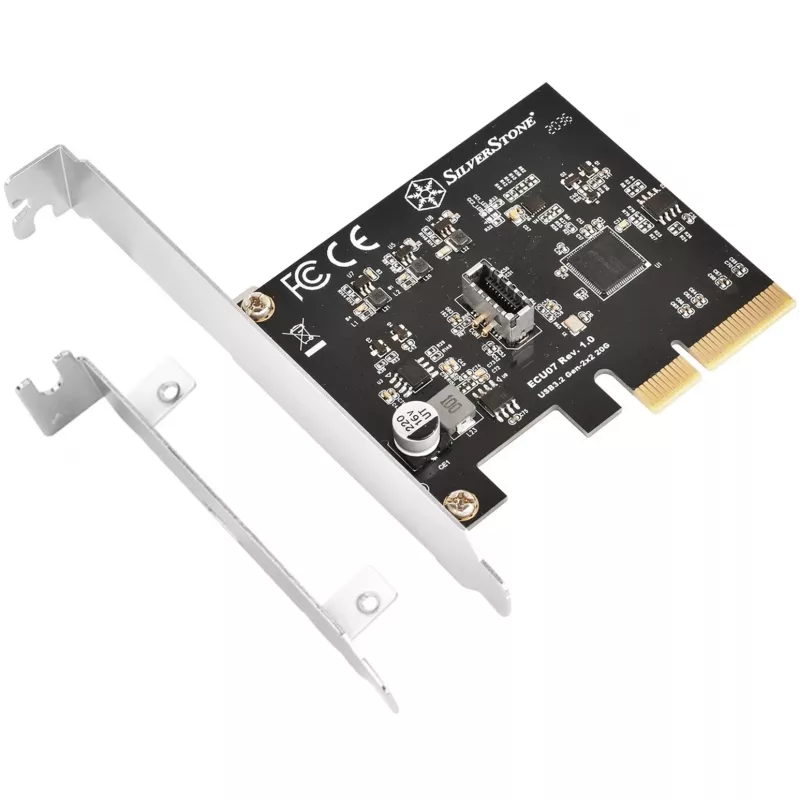 Išplėtimo plokštė SidabrinėSTONE SST-ECU07 USB 3.0 PCIe — PCI Express USB 3.0 adapteris