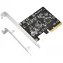 Išplėtimo plokštė SidabrinėSTONE SST-ECU07 USB 3.0 PCIe — PCI Express USB 3.0 adapteris