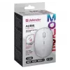 Belaidė pelė su tyliu spustelėjimu AURIS MB-027 800/1200/1600 DPI balta