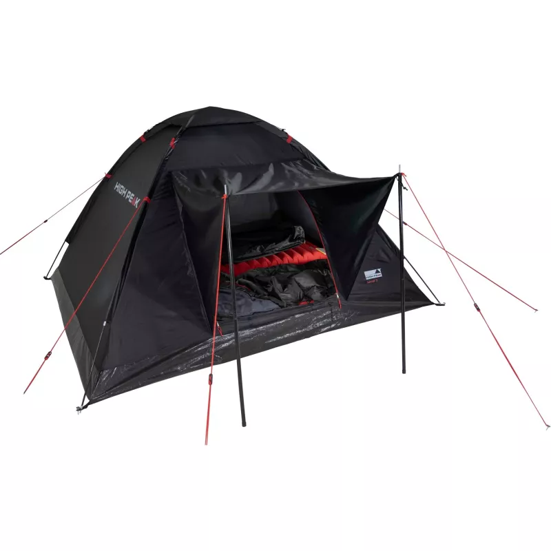 Piramidinė palapinė High Peak Beaver 3, 3 asmenų, kietas rėmas, atspari vandeniui 150 cm