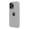 Apsauginis telefono dėklas Nillkin Super Frosted Shield Pro, skirtas iPhone 16 Pro, pilkas, standus plonas dangtelis
