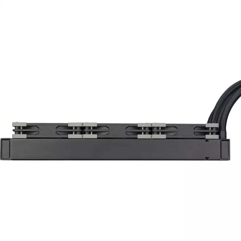 Radiatorius SidabrinėSTONE SST-XE360PDD 360mm vandens aušinimas, juoda/sidabrinė