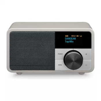 Stalinis radijas Sangean DDR-7 Glacier Sidabrinė su skaitmeniniu imtuvu ir Bluetooth