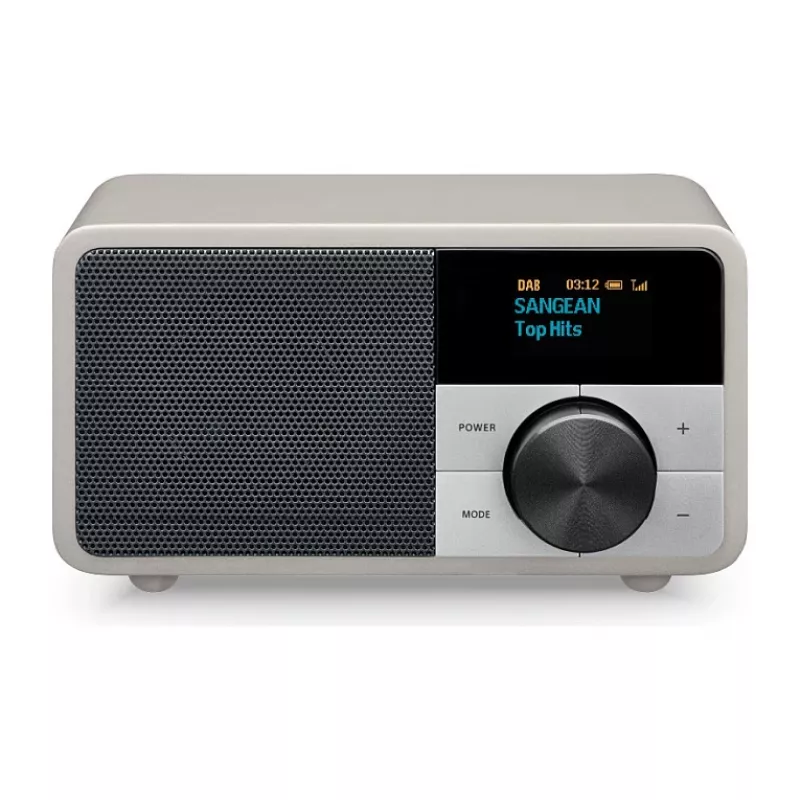 Stalinis radijas Sangean DDR-7 Glacier Sidabrinė su skaitmeniniu imtuvu ir Bluetooth