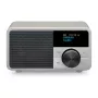 Stalinis radijas Sangean DDR-7 Glacier Sidabrinė su skaitmeniniu imtuvu ir Bluetooth