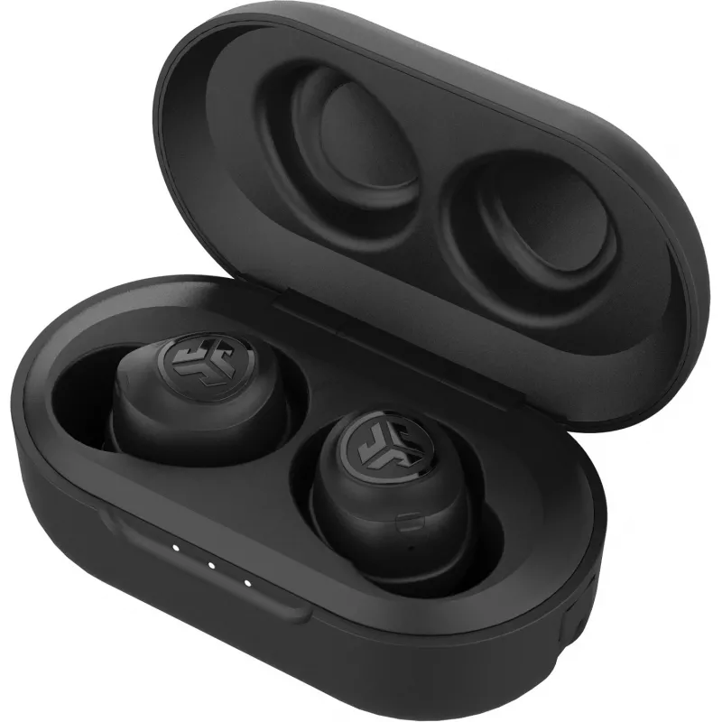 JLab JBuds Air True belaidės į ausis įdedamos ausinės USB Type-A Bluetooth juodos (IEUEBJBUDSAIRRBLK82)
