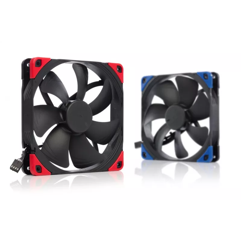 140 mm Noctua NF-A14 PWM chromax.Juoda.swap korpuso ventiliatorius, 12V, 300–1500 RPM, PWM, 140.2 m³/h, 24.6 dB