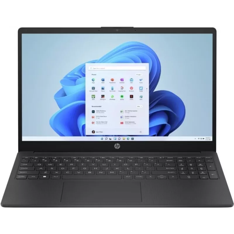 HP Laptop 15-fd0216ng Intel N-series N100 39,6 cm (15,6 inch) Nešiojamasis kompiuteris - “Windows 11 Home” S režimu - UHD Graphics - 4 GB RAM - 128 GB SSD UFS (15-fd0216ng)
