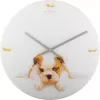NeXtime klok 8136 Puppy, Ø43 cm, sieninis, balta/smėlio