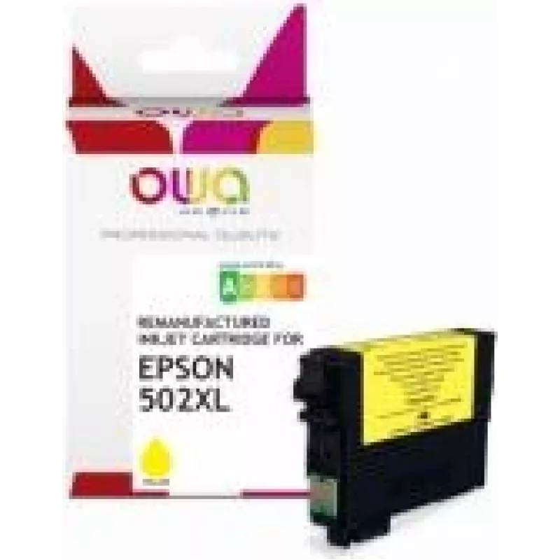 Armor OWA Ink komp. to EPSON 502XL Y Geltona - perdirbta - Suderinama