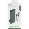 4Smarts išorinė baterija VoltHub Pro 10000mAh 22.5W su Quick Charge, PD gunmetal *Select Edition*