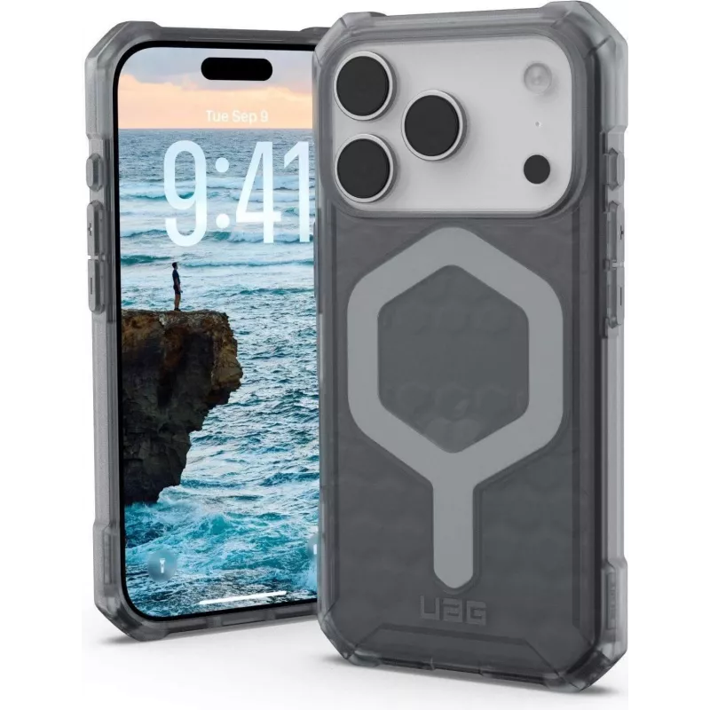 UAG Urban Armor Gear Essential Armor MagSafe dėklas | Apple iPhone 17 Pro | pilkas (pilka permatoma) | 114540113131 (114540113131)