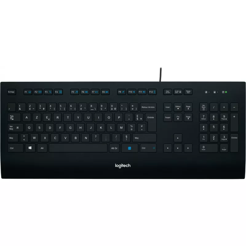 Logitech Laidinė K280e - Klaviatūra - USB - Prancūziška