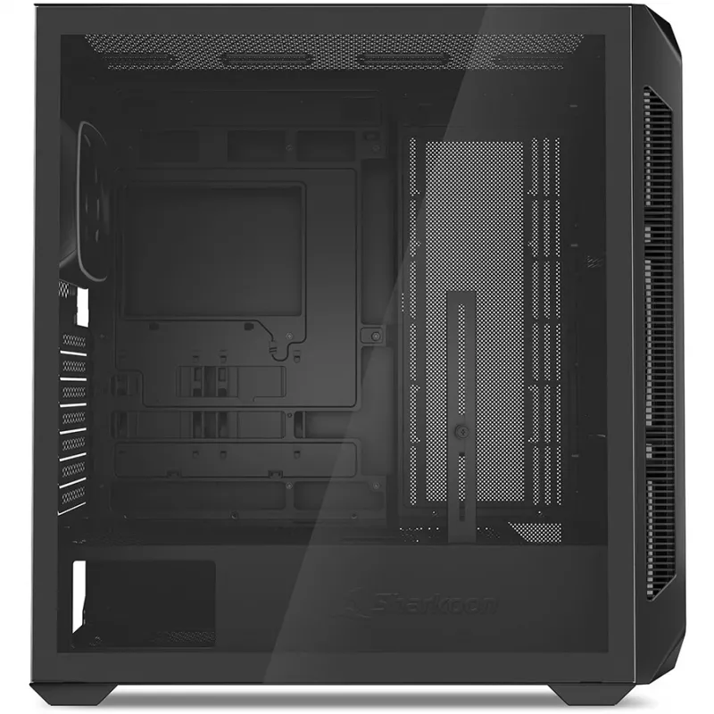 Sharkoon AK5G RGB Midi Tower Juoda PC korpusas