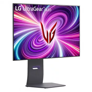 LG 32GS94UX-B.AEU kompiuterio monitorius 81,3 cm (32 colių) 3840 x 2160 pikselių 4K Ultra HD OLED juodos spalvos