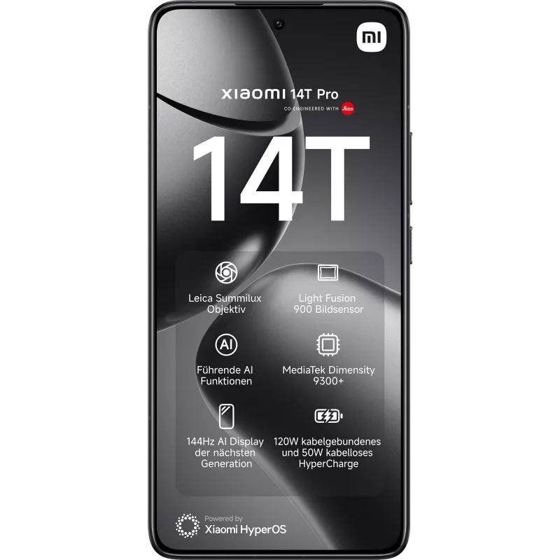 Xiaomi 14T Pro 16,9 cm (6,67 inch) Dual SIM 5G 12 GB 512 GB 5000 mAh Juoda