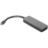 Lenovo GX90X21431 nešiojamojo kompiuterio dokas / prievadų daugintuvas USB 3.2 Gen 2 (3.1 Gen 2) Type-C juodos spalvos