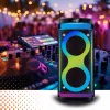 Nešiojamas garsiakalbis MANTA SPK0601B100, 100 W, Bluetooth, karaokė, belaidis mikrofonas, baterija, ekvalaizeris, disko apšvietimas